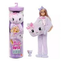 Кукла Barbie Cutie Reveal Милые бантики Котенок (JJP64)