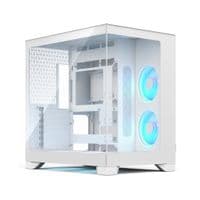Корпус ATX без БЖ, білий, з загартованим cклом,  Pop 2 Vision White RGB Pop 2 Vision White RGB