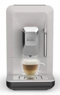 Кавомашина Krups My Coffee+ 1.5л, зерно, ОLED дисплей, авторецептів - 3, метал, сірий