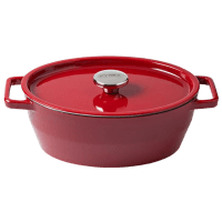 Кастрюля PYREX Slow Cook red чугун овал 4л (SC5AC29/8041)