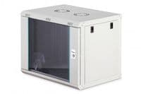 Шафа DIGITUS 19", 9U, Wall Mounting Dynamic-N, 600x450 мм, 60кг максимально, розібрана, сіра