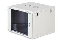 Шафа DIGITUS 19", 9U, Wall Mounting Dynamic-N, 600x600 мм, 60кг максимально, розібрана, сіра