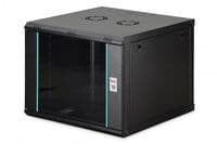 Шафа DIGITUS 19", 9U, Wall Mounting Dynamic-N, 600x600 мм, 60кг максимально, розібрана, чорна