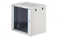 Шафа DIGITUS 19", 12U, Wall Mounting Dynamic-N, 600x450 мм, 60кг максимально, розібрана, сіра