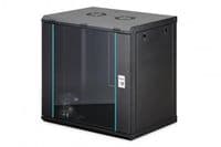 Шафа DIGITUS 19", 12U, Wall Mounting Dynamic-N, 600x450 мм, 60кг максимально, розібрана, чорна