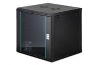 Шафа DIGITUS 19", 12U, Wall Mounting Dynamic-N, 600x600 мм, 60кг максимально, розібрана, чорна