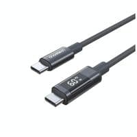 Нейлоновый кабель PD60 Вт USB-C для USB-C для цифрового дисплея 1,2 м – серый PD60W USB-C to USB-C 1.2m