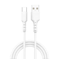 Дата кабеля USB 2.0 AM to USB-C 1.0m 3A white Grand-X (PC-05W)