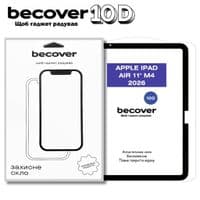 Стекло защитное BeCover 10D Apple iPad Air 11" M4 2026 Black (715169)