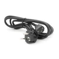 Кабель живлення Schuko CEE7 / 7-C13, 1.8M, CCA, 1.5mm, OEM (євровилка), black, Q25 / 200