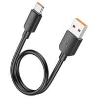 Кабель Hoco X96, USB-Type-C, 100W, Black, длина 0.25м, BOX