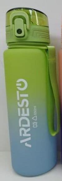 Бутылка для воды ARDESTO Travel 650мл, пластик, зеленый