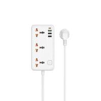 Подовжувач мережі WIWU 30W Cube Multiple Function GaN Power Strip 1C3A+3 sockets Wi-S005 EU White