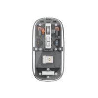 Мыша беспроводная WIWU Crystal Magnetic Wirless Mouse WM105 (Dual-bluetooth +2.4G three-mode) Grey