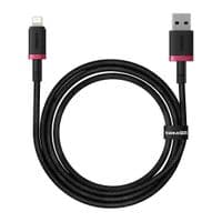 Кабель Baseus Dura Series Fast Charging Cable USB to iP 2.4A 1m Red+Black