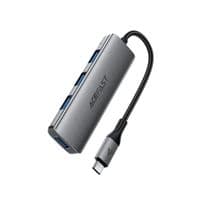 USB-хаб ACEFAST J15 USB-C 4-в-1 HUB Metal Gray