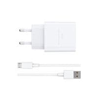 Мережевий зарядний пристрій WIWU 2.4A Essen GaN Fast Charger Combo Wi-G023 A-M EU White