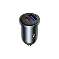 Автомобільний зарядний пристрій WIWU 35W Nano Lite Fast Car Charger Wi-CC030 Gray
