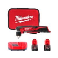Дрель Milwaukee угловая 12 Нм, C12 RAD-202В Li-Ion 2x2Ah (4933441215)