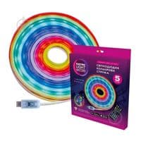 Светодиодная лента ELM LS-10C Neon 8W/5V30 Led/RGB IP65 5м (19-0018)