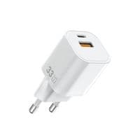 Зарядний пристрій WIWU 33W Cube GaN Fast Charger A+C Wi-G017 EU White