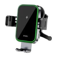 Автотримач для телефону з БЗУ WIWU FREELANDER Car Wireless Charger CH-313 Black