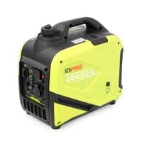 Генератор инверторный БЕНЗИНОВЫЙ GENPOWER GBG 30IS 2.4kW (3kVA), однофазный, 230V, 50Hz, DC12V. обьем 5,6л. расход 0,374Lt / kWt-1Lt / h, 530 * 350 * 550 mm. 22.5kg.