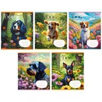Тетрадь 1 сентября Floral dog А5 12 листов линия (766943)