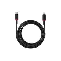 Кабель для передачи данных USB-C — USB-C 2,0 м 100 Вт, серия Dura, черный/красный, Baseus (P10377803U01-03)