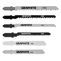 Полотно для електролобзика GRAPHITE, хвостовик T, набір 6шт
