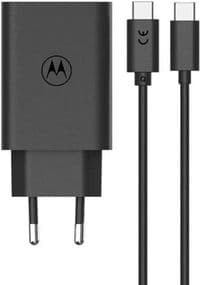 Мережевий зарядний пристрій Motorola, Black, 68 Вт, USB-С + кабель 1m (PG38C06281)