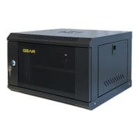 Шафа настінна 6U 19" 530x400x300 мм, + полиця, grey GEAR (GWMSN-6U-530-400G)