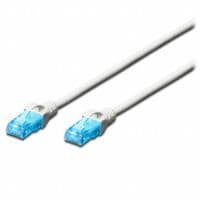 Патч-корд Digitus CAT5e UTP 3 м AWG 26/7 CCA PVC Белый (DK-1512-030/WH)