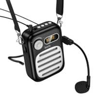 Портативная колонка с гарнитурой HOCO L23 Lemony speaker with wired microphone 5W Black