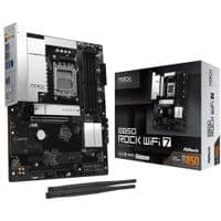 Mатеринська плата sAM5 AMD B850 4xDDR5 HDMI 2xM.2  2.5GbE LAN ATX  B850 ROCK WIFI 7