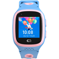 Детские смарт-часы Canyon ZEFIR KW-49 E-SIM 4G GPS WiFi Video Music Games English learning, Pink&Blue