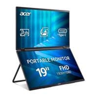 Монитор сенсорный портативный с двойным экраном 18,5" PD193QTEBMIUUX