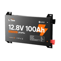 Аккумуляторная батарея Li-TIME LiFePO4 12.8V 100Ач 1280Wh METAL CASE