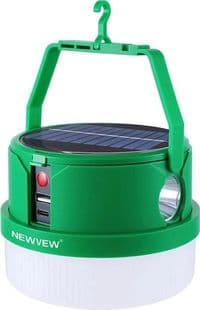 Ліхтар NEWVEW NV-E972 50W Solar Panel 2400mAh Green (NWVW-NV-E972-GN)