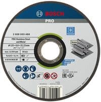 Диск шліфувальний Bosch Professional Stainless Steel 125x6x22.23мм