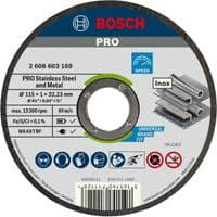 Диск відрізний Bosch Professional Stainless Steel and Metal 115x1x22.23мм