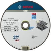 Диск відрізний Bosch Professional Stainless Steel and Metal Bonded Cutting Disc, 230x1.9x22.23мм