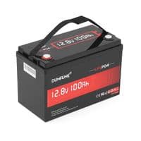 Аккумуляторная батарея Dumfume LiFePO4 12,8V 100Ah 1280Wh, in10A / out20A, ( 150 x 95 x 85) , 10kg Q1