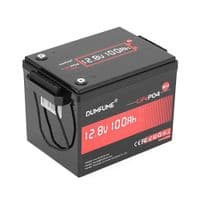 Аккумуляторная батарея Dumfume MINI MAX LiFePO4 12,8V 100Ah 1280Wh, in10A / out20A, ( 150 x 95 x 85) , 10kg Q1