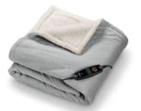 Электропростыня Beurer, 180х130см, 100Вт, 6 режимов, вельвет, серый