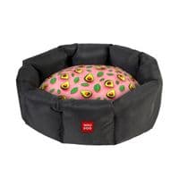 Лежак для животных WAUDOG Relax "Авокадо на розовом" L 49х59х20 см (315-4051)