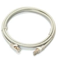 Патч-корд S/FTP, 0.3м, кат. 6А, серый, LW
