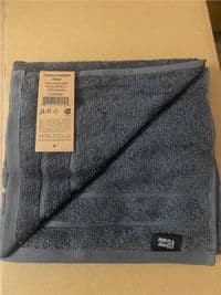 Полотенце махровое ARDESTO Ritual 50х90см, 100% хлопок, серое темное