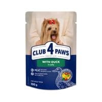 Влажный корм для собак Club 4 Paws Premium для миниатюрных и малых пород с уткой в желе 100 г (4820269143265)
