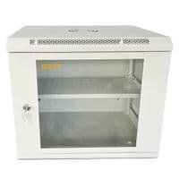 Шафа настінна GEAR 9U 19" 600x450x500 мм, + полка 19", grey (GWMSN-9U-600-450G)